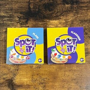 McDonald’s SPOT IT! card games 2025, Classic and Water FRENCH edition